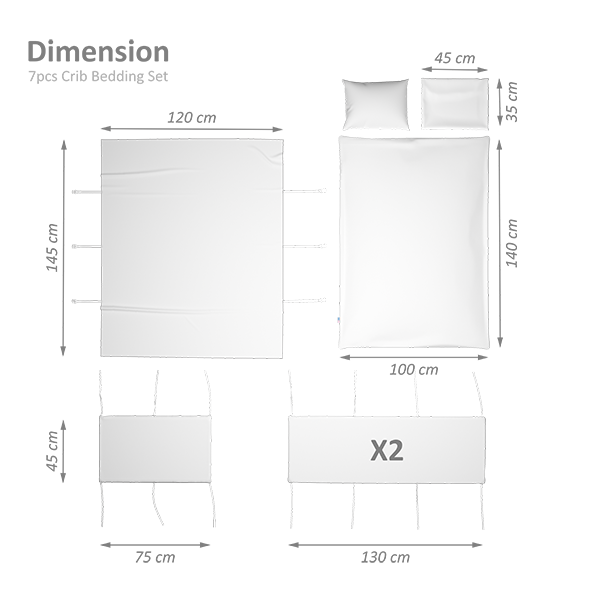 سرویس روتختی هفت تکه Family Love Girl